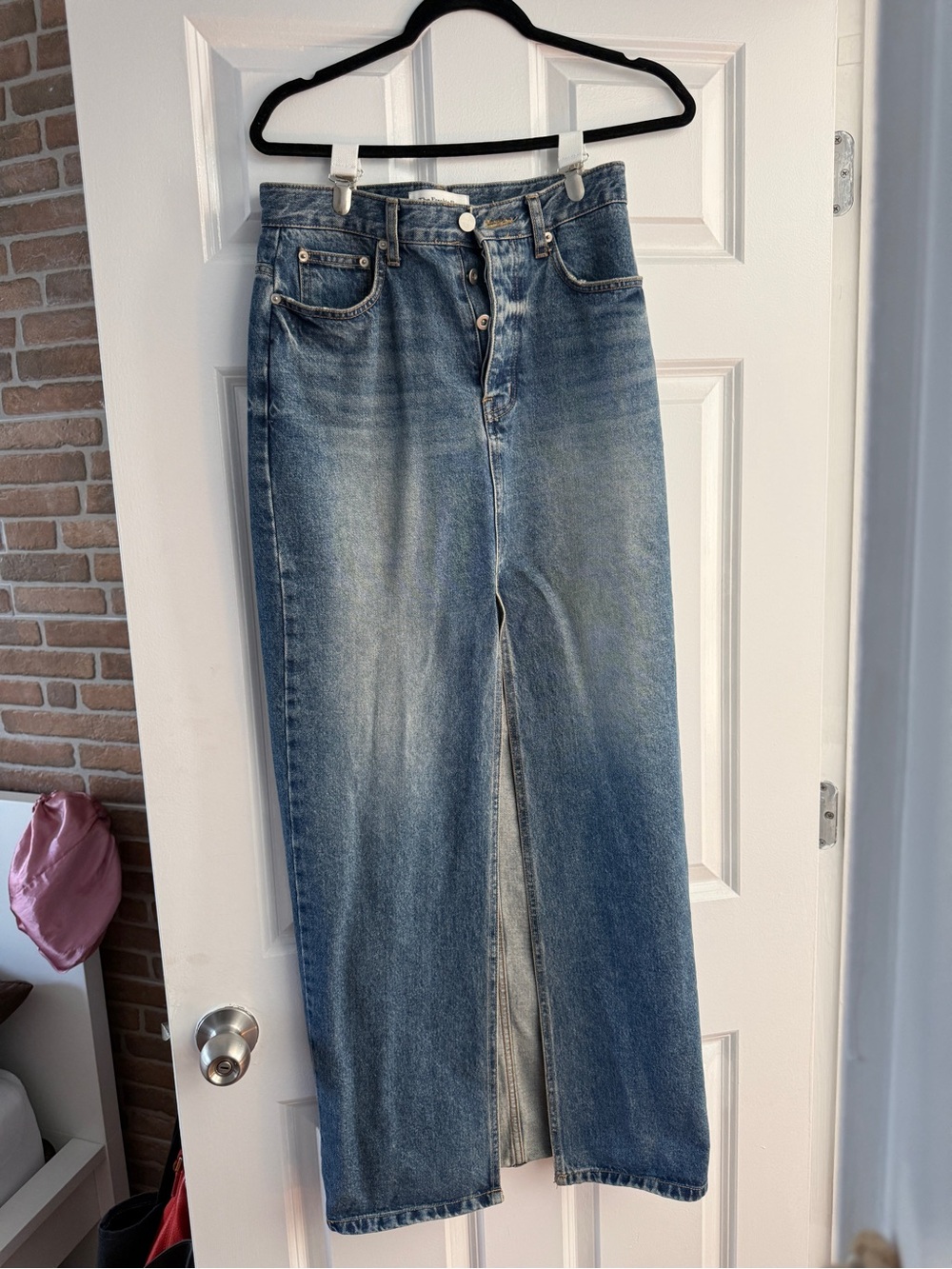The Frankie Shop Women’s Denim Maxi Skirt